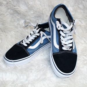 VANS | Old Skool Navy & White (Mens 5.5/Womens 7)
